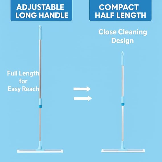 Stainless Steel Extendable Telescopic Floor Wiper Squeegees