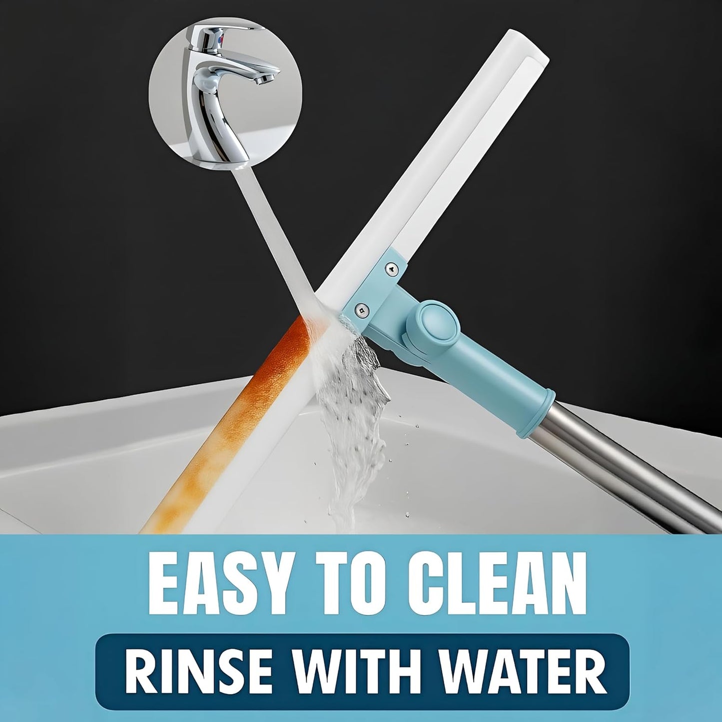 Stainless Steel Extendable Telescopic Floor Wiper Squeegees